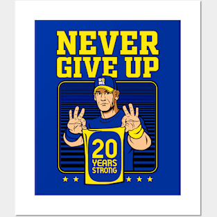 Never Give Up Posters and Art